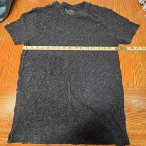J Crew Vintage Knits Charcoal Gray Short Sleeve T-Shirt Men's Size Small